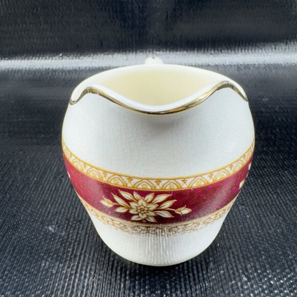 Antique Midwinter Pottery Burslem England Porcelon Porcelain Pitcher Creamer VTG - Picture 11 of 12